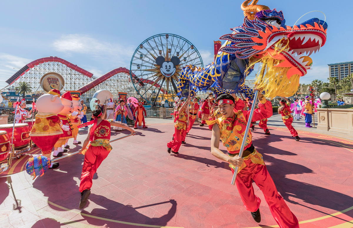 Lunar New Year at Disney California Adventure Park. (Disneyland Resort)