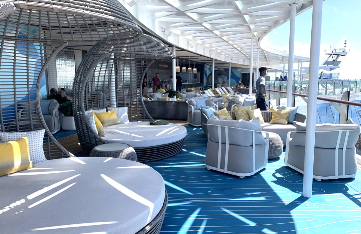 Wonder's suite sundeck. (Diane Tierney)