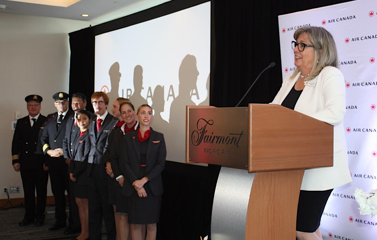 Lucie Guillemette, Air Canada's executive vice-president and chief commercial officer, is retiring. (Pax Global Media/Christina Newberry)