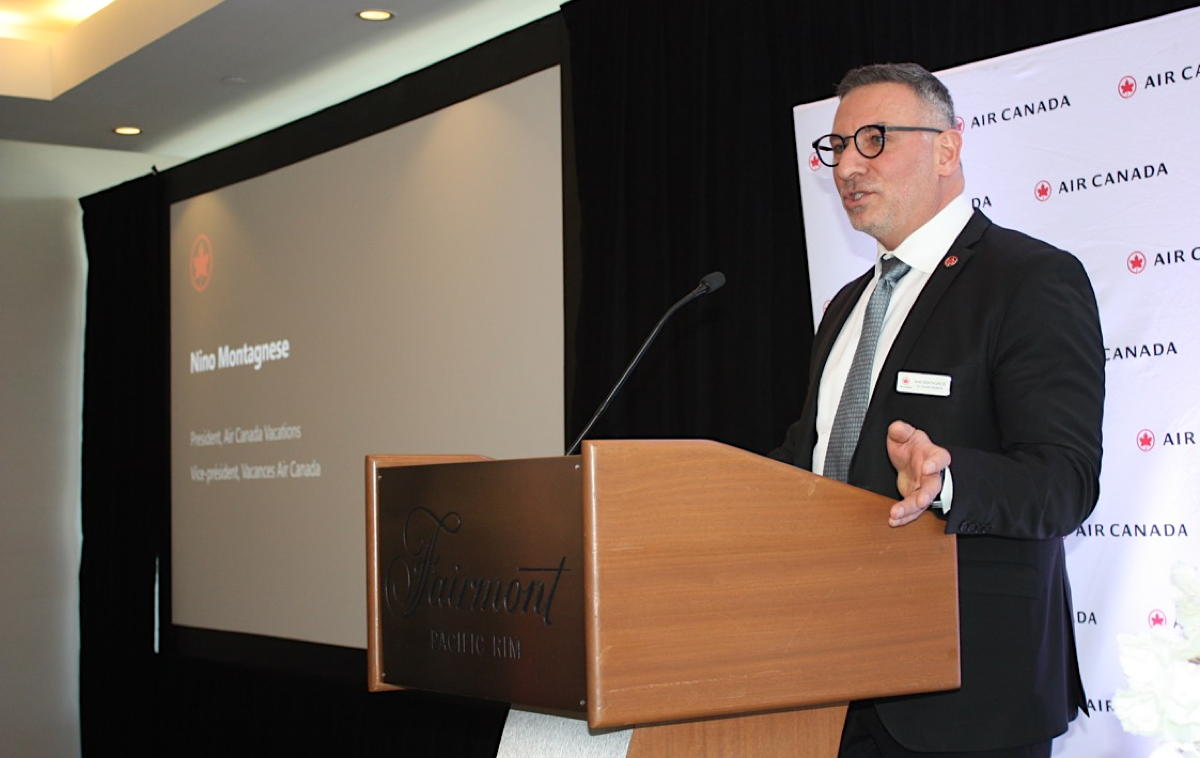 Nino Montagnese, vice-president of Air Canada Vacations. (Pax Global Media/Christina Newberry)