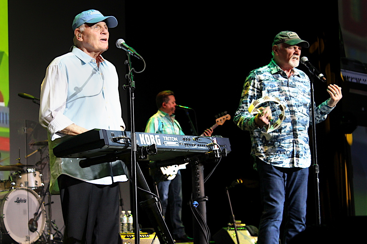 SURFIN' USA. The Beach Boys surprised IPW delegates at Brand USA's luncheon at Anaheim Convention Centre. 