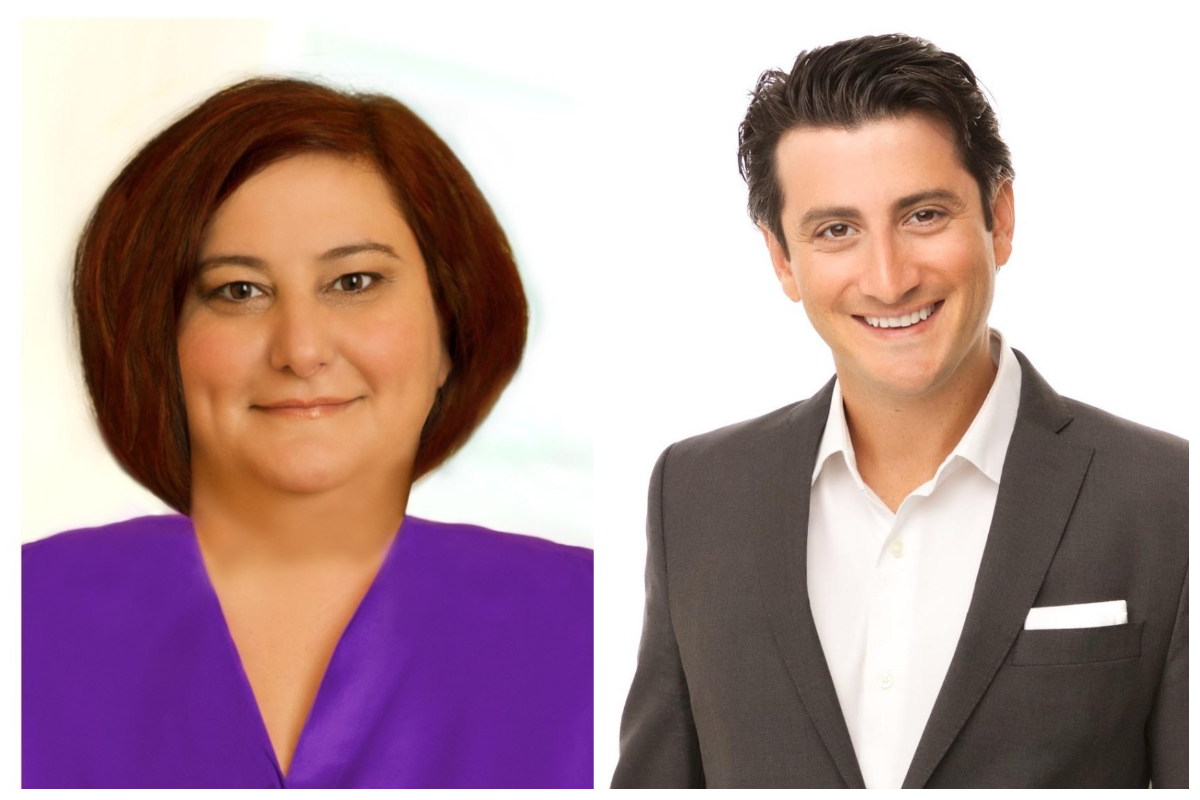 From left: Zeina Gedeon, CEO, Trevello Travel Group; Gregory Luciani, president & CEO, TravelOnly. (Supplied)
