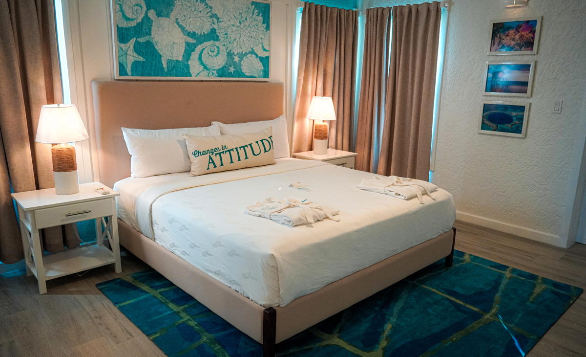 Island-inspired, relaxed design that entices guests to feel at home. (Supplied) 