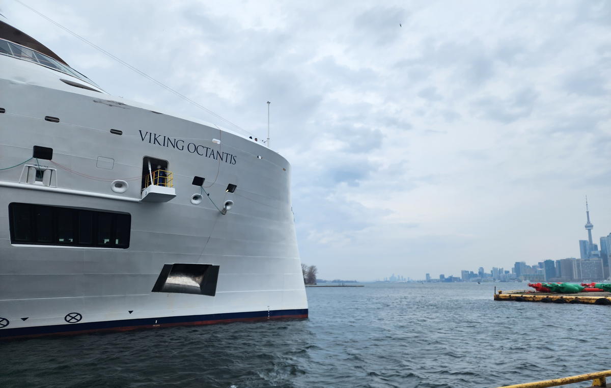 Viking Octantis arrived in Toronto on April 28. (PortsToronto)