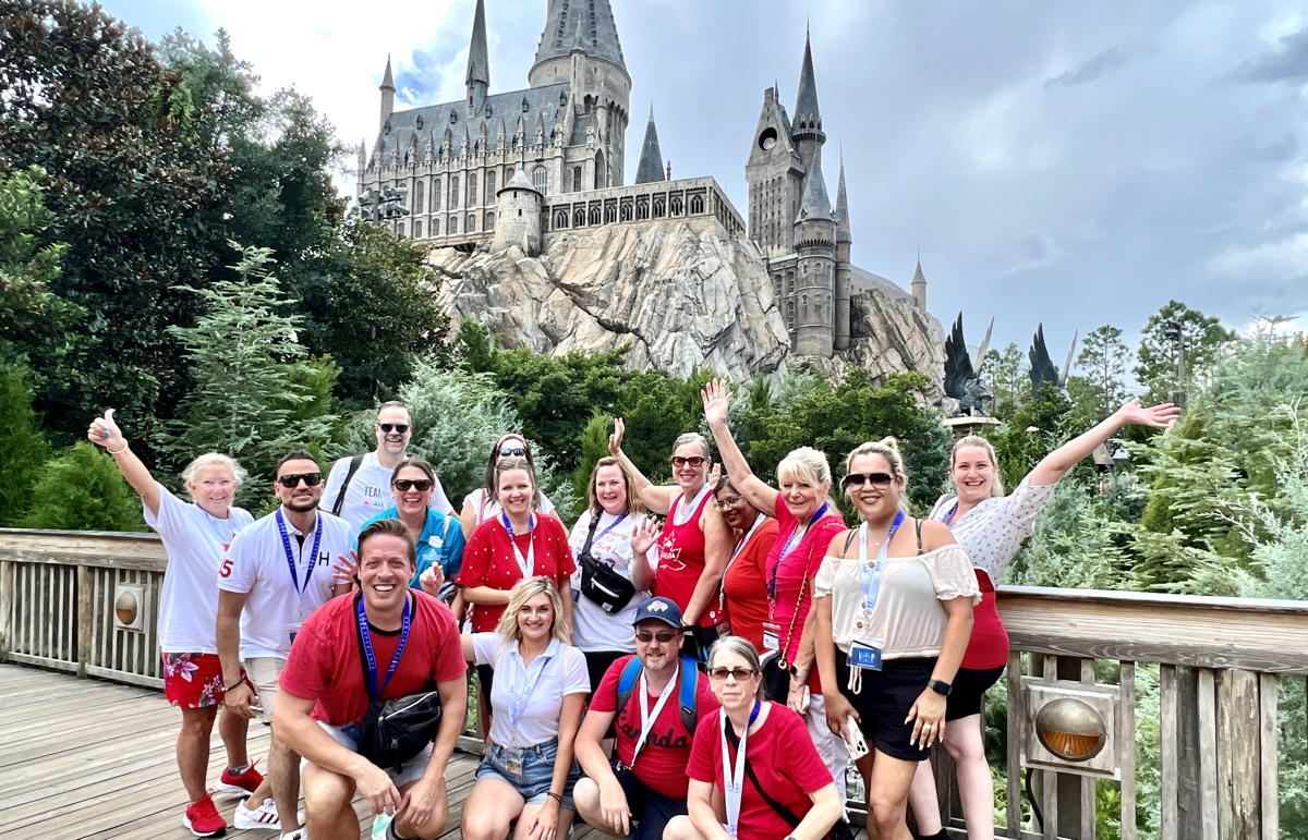 Outside Hogwarts School of Witchcraft and Wizardry. (Pax Global Media)