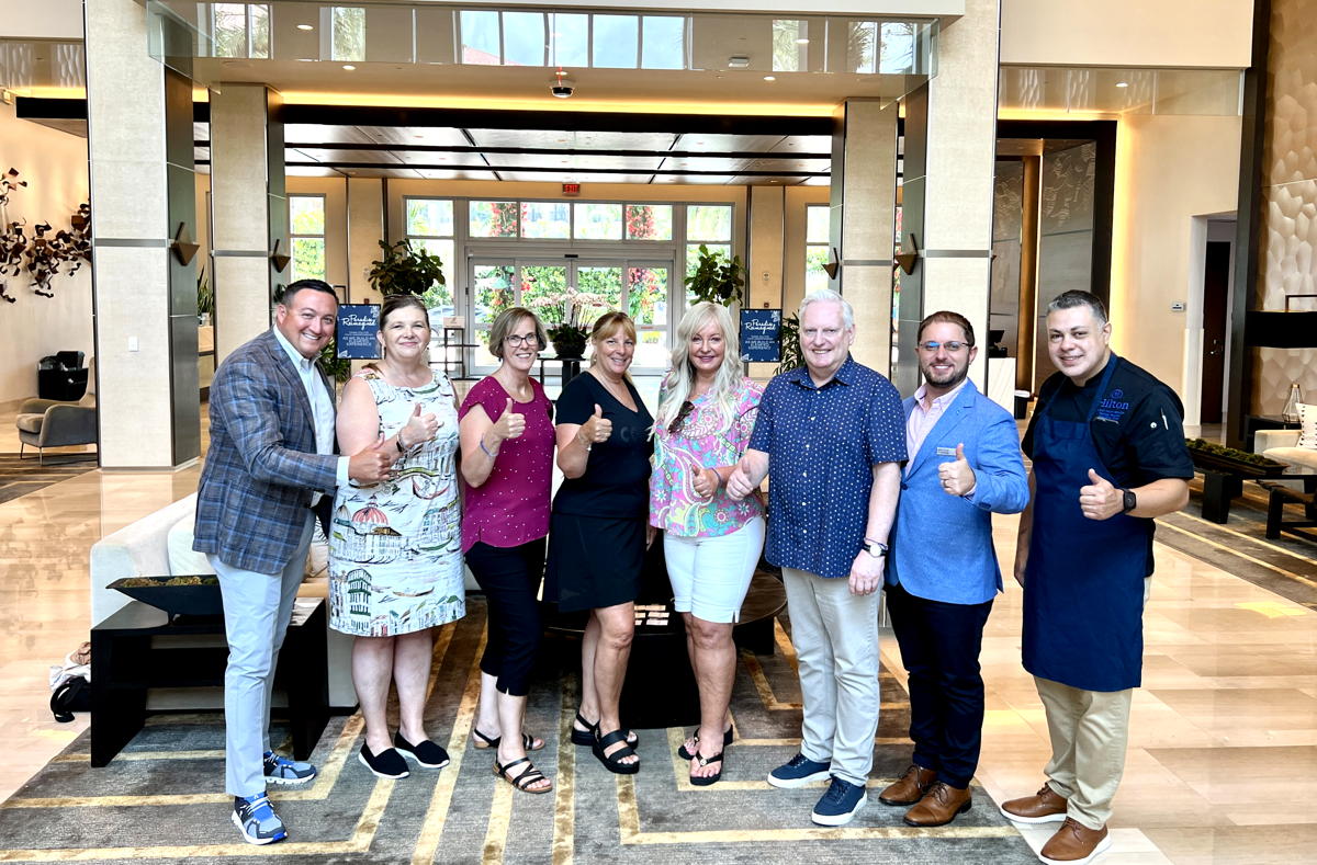 Travel advisors unlock expert hospitality at Hilton West Palm Beach. (Pax Global Media) 