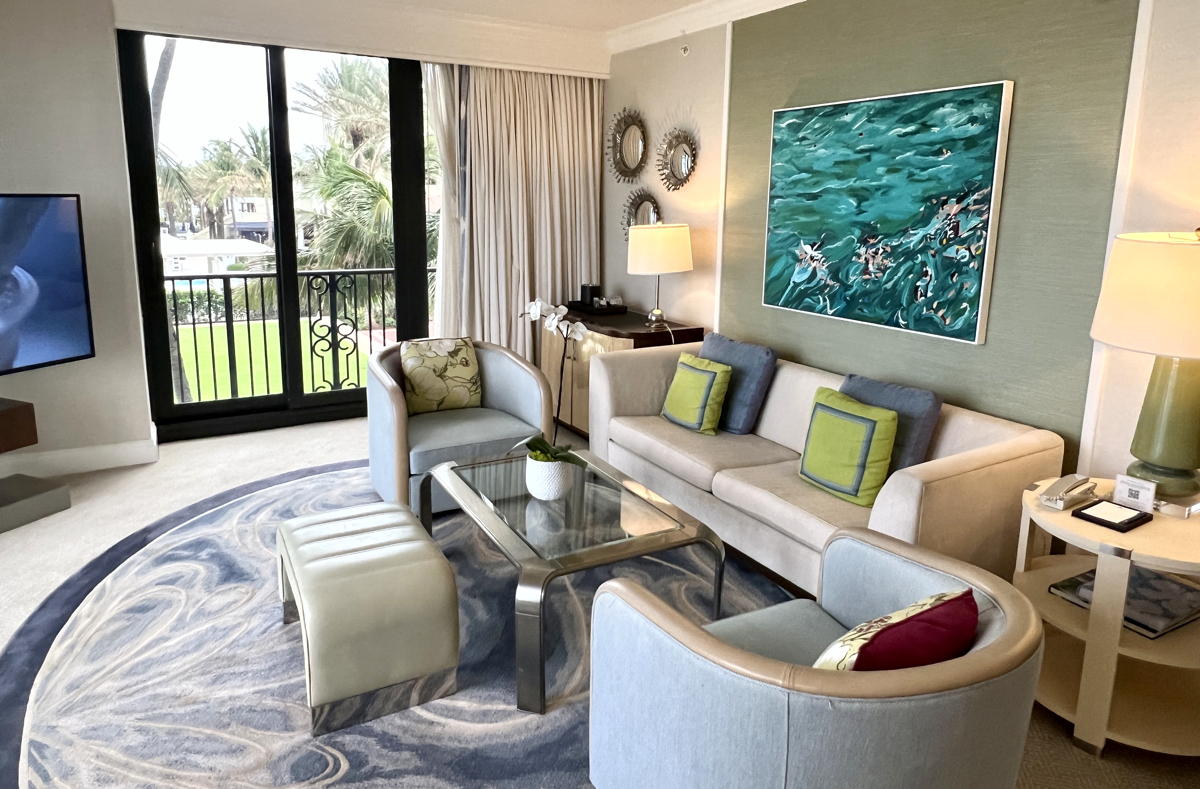 Inside the Breakers' recently enhanced oceanview suites. (Pax Global Media)