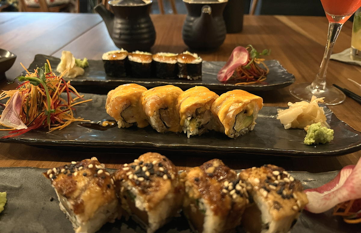 Japanese sushi fare at Hotel Xcaret Arte. (Pax Global Media) 