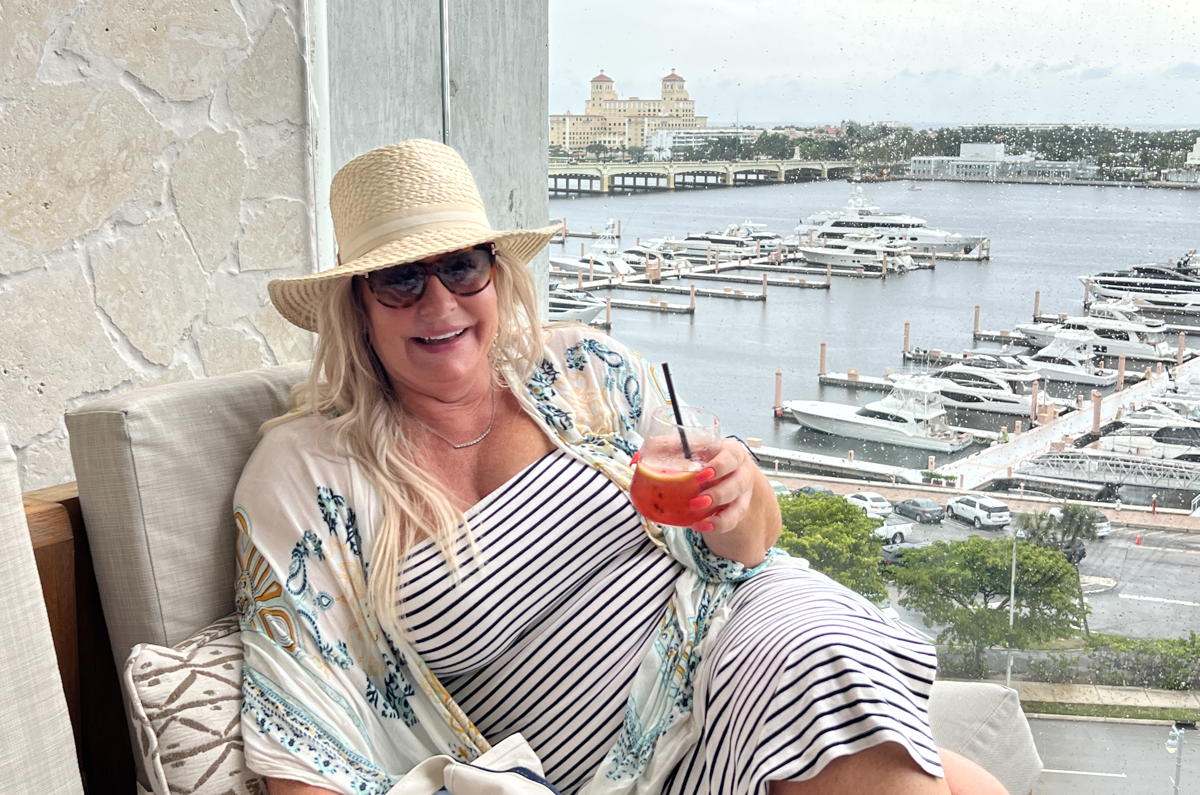 Travel advisor Leanne Toushan enjoying the view on the rooftop of The Ben. (Pax Global Media) 