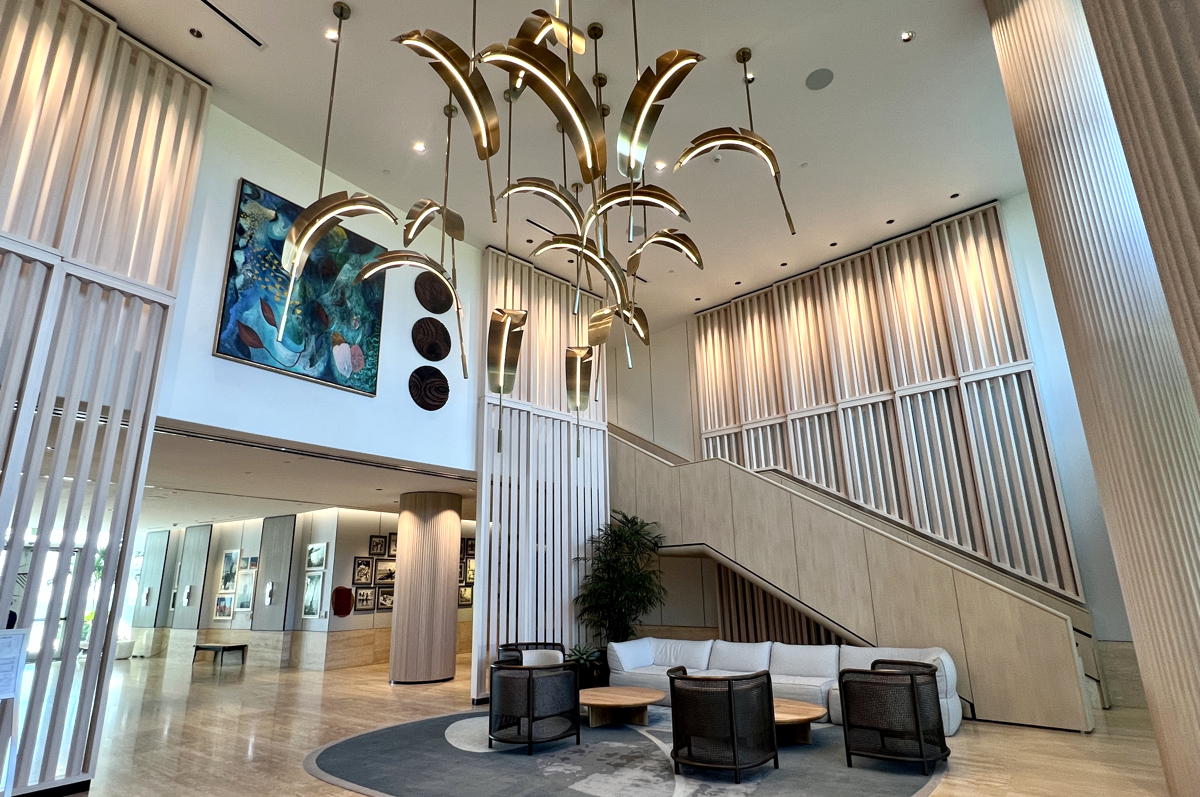 Inside the lobby of Goldwynn Resort & Residences. (Pax Global Media) 
