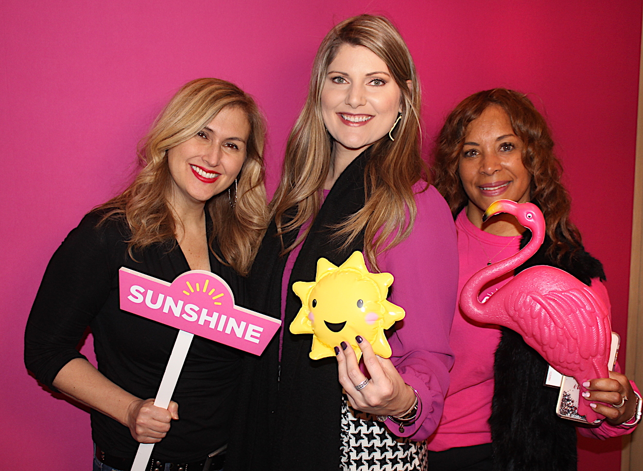 From left: q107's Jennifer Valentyne, Visit Florida's Meagan Dougherty and Pulse Communications' Sana Keller