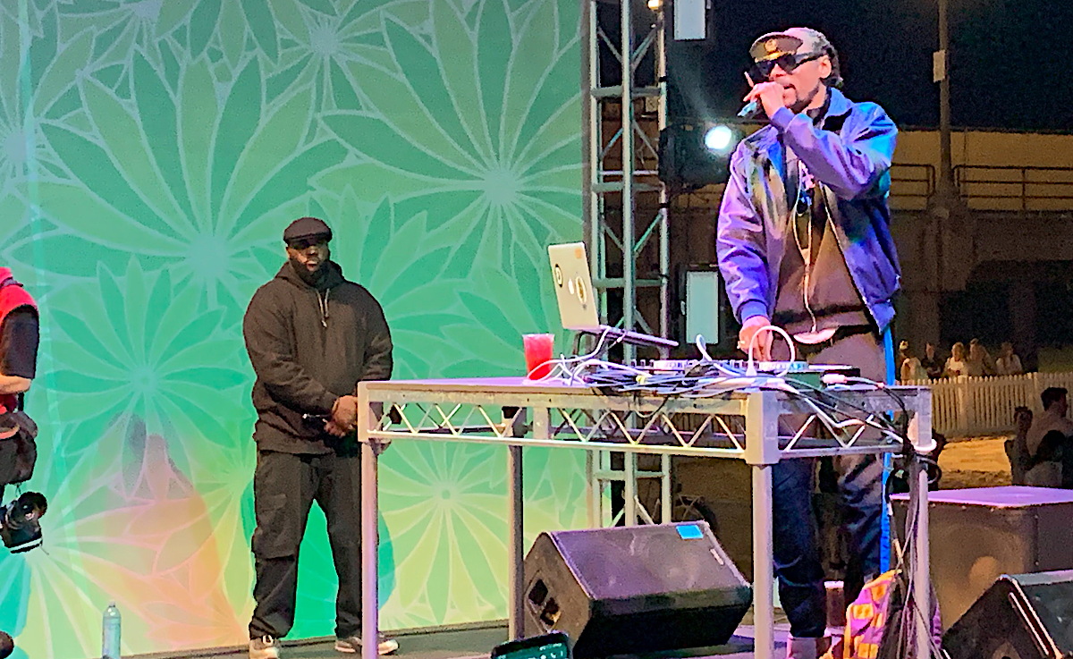 GIN AND JUICE. Rapper Snoop Dogg performed a surprise DJ set at Visit California’s IPW party in Huntington Beach. 
