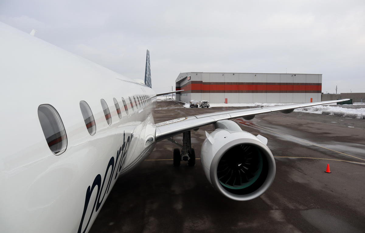 The E195-E2 will operate out of Toronto's Pearson International Airport. (Pax Global Media/Jessica Huras)