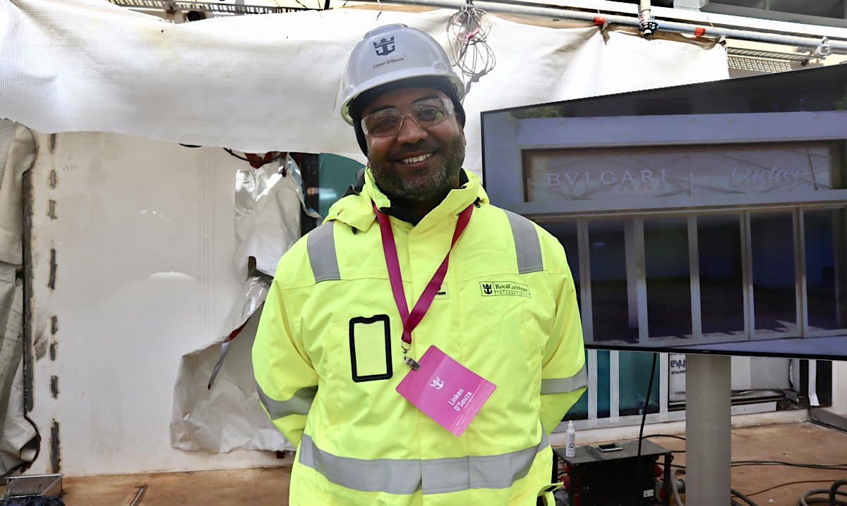 Linken D'Souza, global head - VP, food & beverage, Royal Caribbean Group. (Pax Global Media/Jessica Huras)