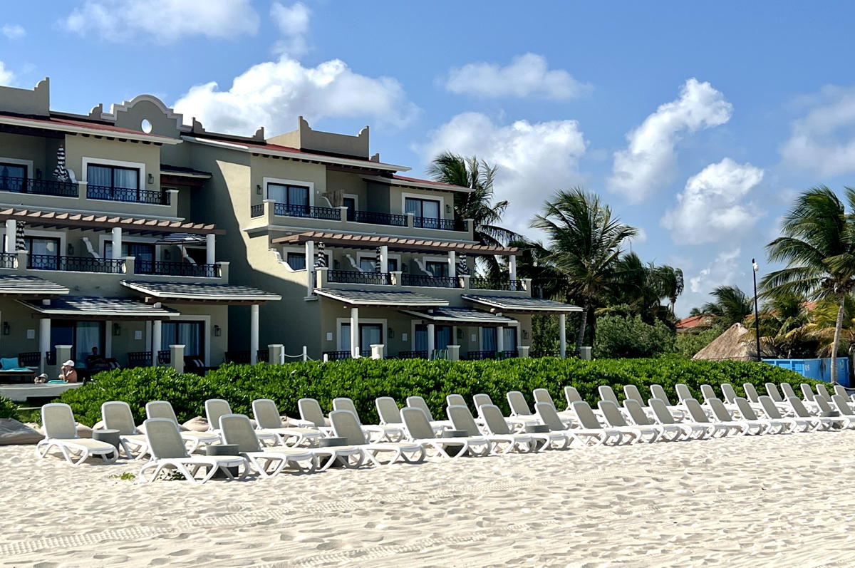 Beachfront hacienda-style accommodations at Hyatt Zilara Riviera Maya. (Pax Global Media) 