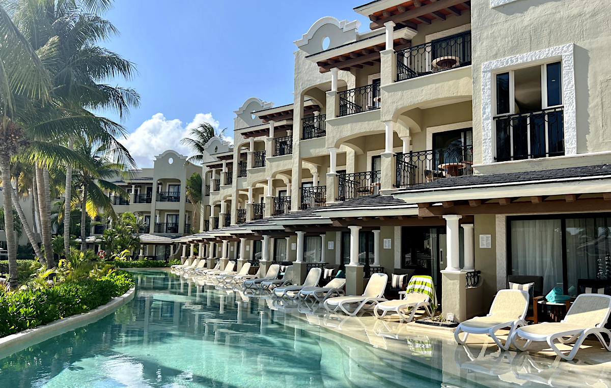 Newly constructed swim-up suites at Hyatt Zilara Riviera Maya. (Pax Global Media) 