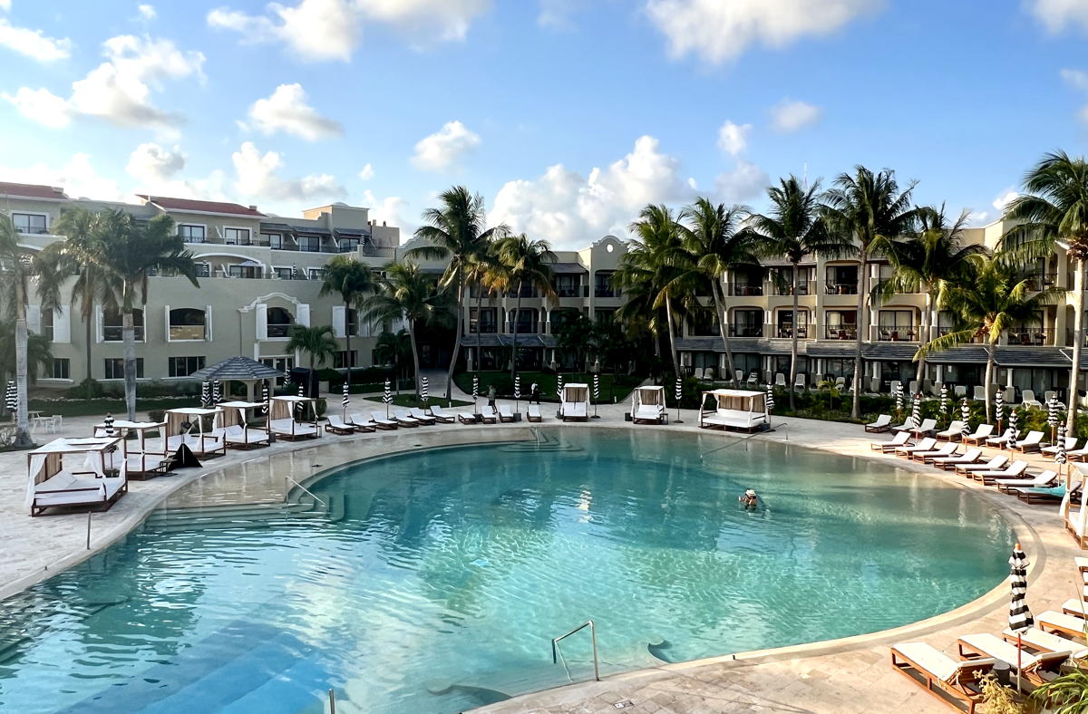 The main pool at Hyatt Zilara Riviera Maya. (Pax Global Media) 