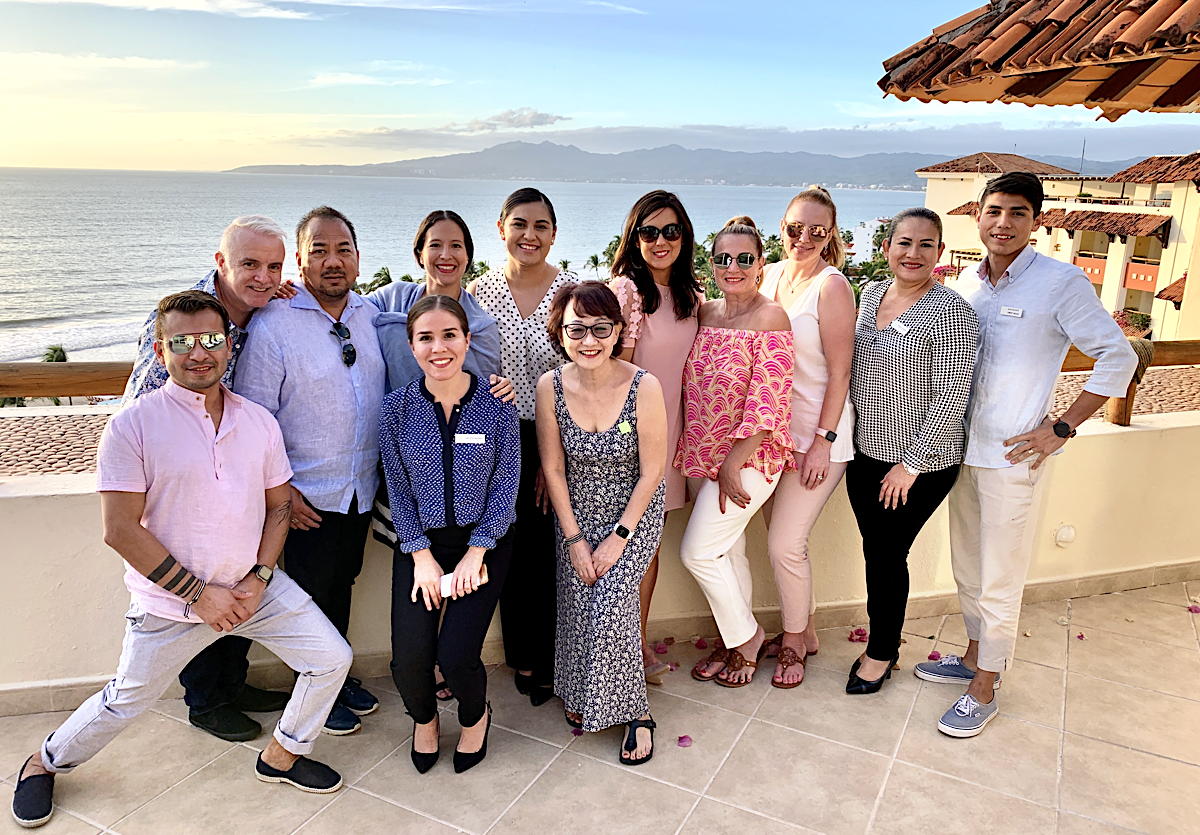 Travel advisors gather at Grand Velas Riviera Nayarit in Nuevo Vallarta. 