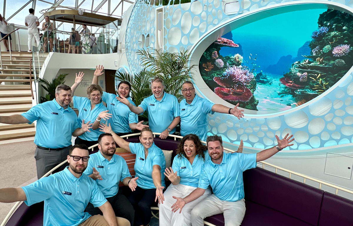 The Canadian sales team for Royal Caribbean International. (Pax Global Media)