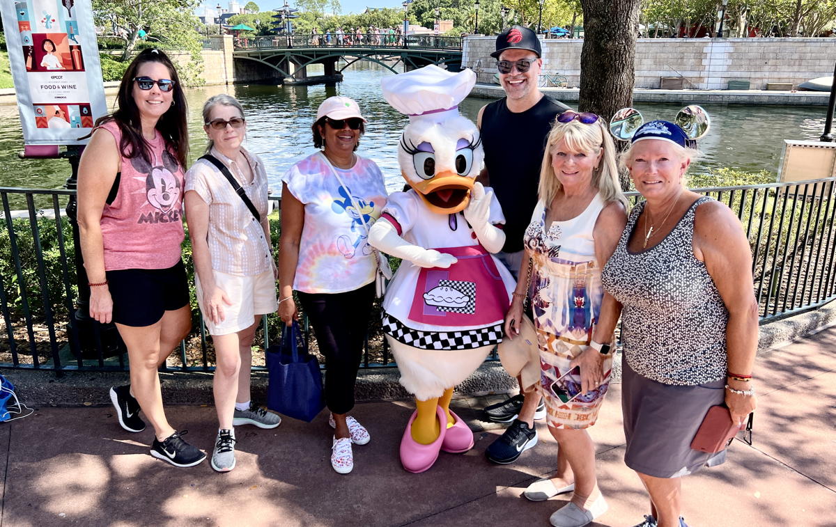 An encounter with Daisy Duck at Walt Disney World. (Pax Global Media)