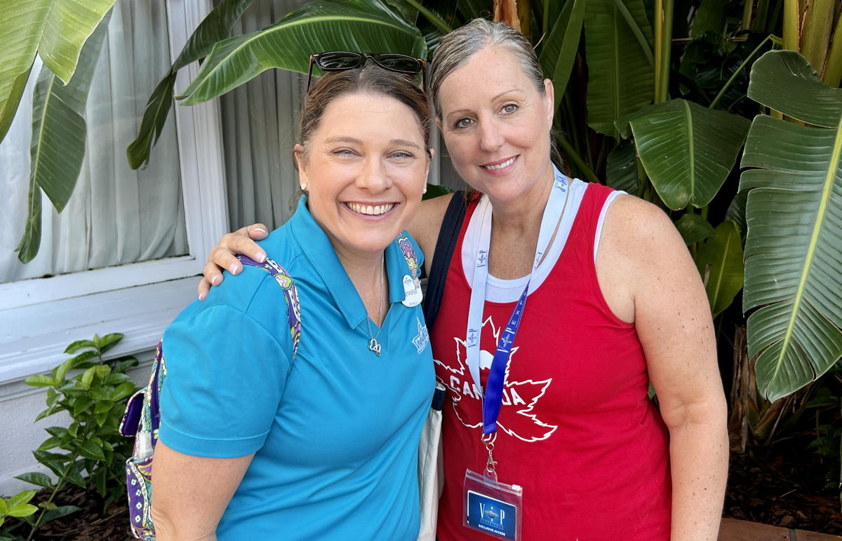 From left: Jennifer Julian, sales manager, Universal Orlando Resort; Denise Graham, account director, Experience Kissimmee c/o VoX International. (Pax Global Media)