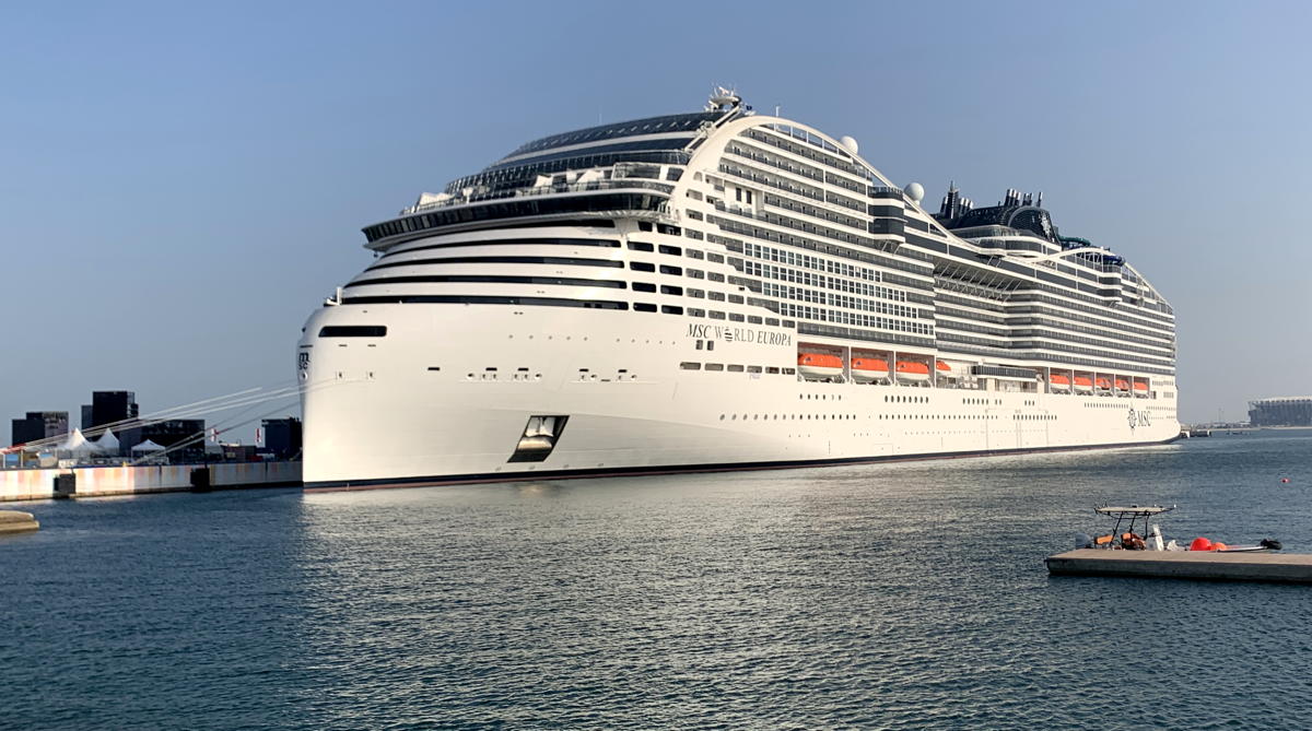 MSC World Europa was delivered in October 2022. (File photo/Pax Global Media) 