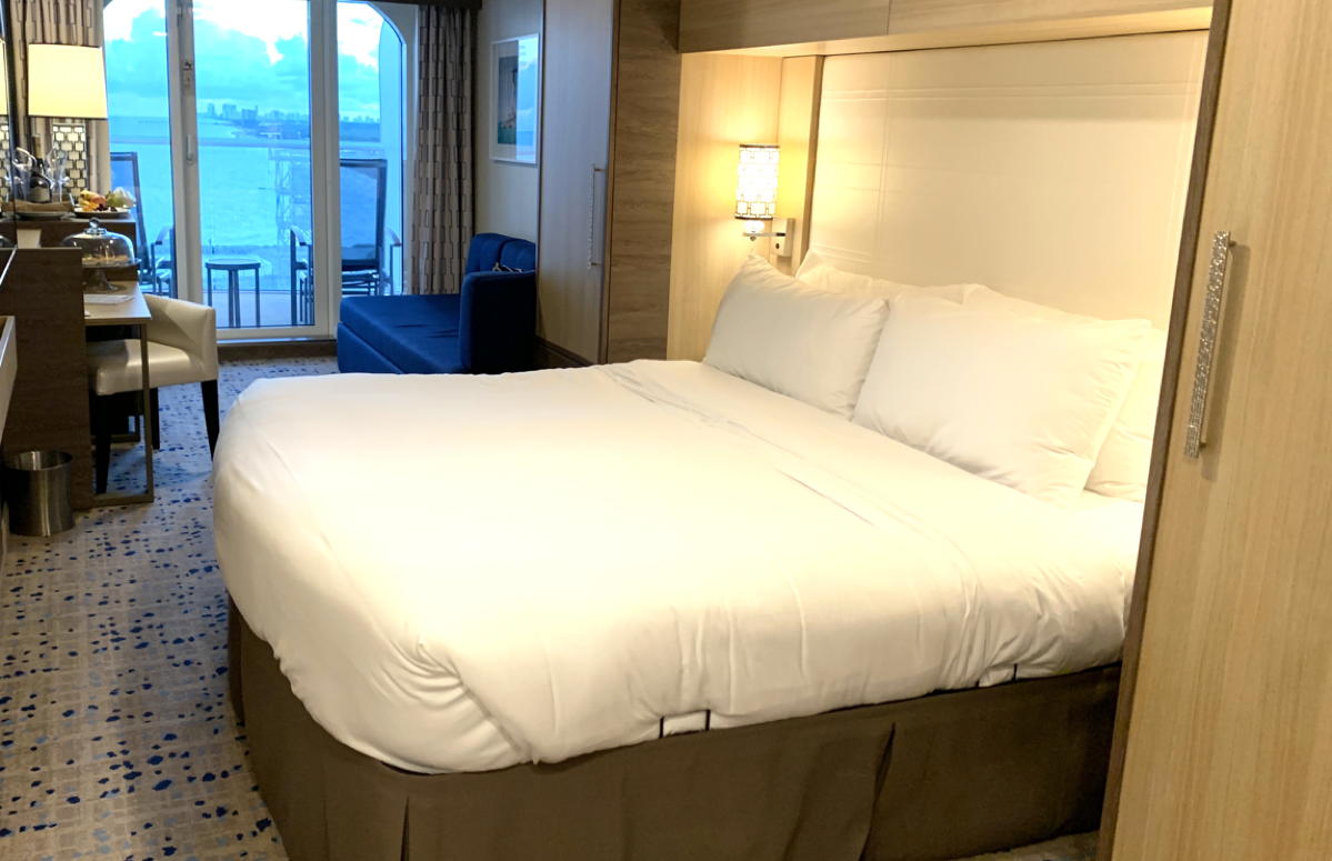 There are about 2,105 staterooms including 1,482 with balconies. (Diane Tierney)
