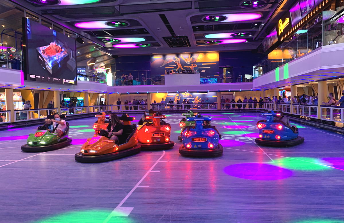 SeaPlex features activities such as bumper cars. (Diane Tierney)