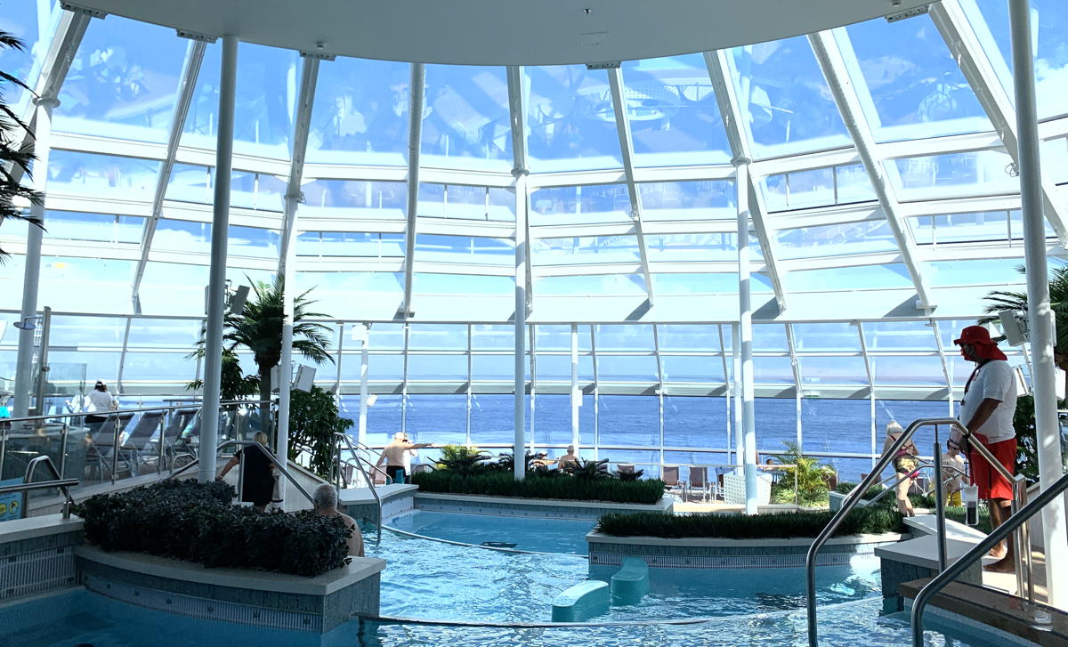 The quietest pool is the adults-only Solarium pool. (Diane Tierney)