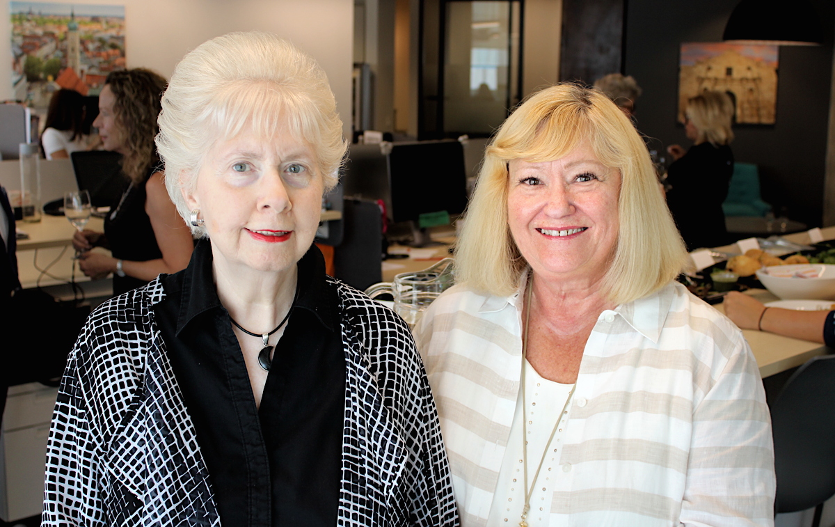Ruth Williamson (left) & Susan Webb (right) at VoX International's Toronto headquarters. 