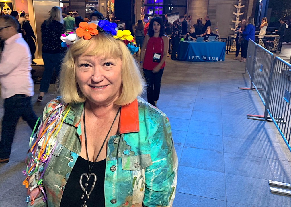 “The Canadian delegation at IPW is one of the most respected and fun delegations,” said Susan Webb of VoX International & Discover America Canada, seen here at IPW's Texas party.