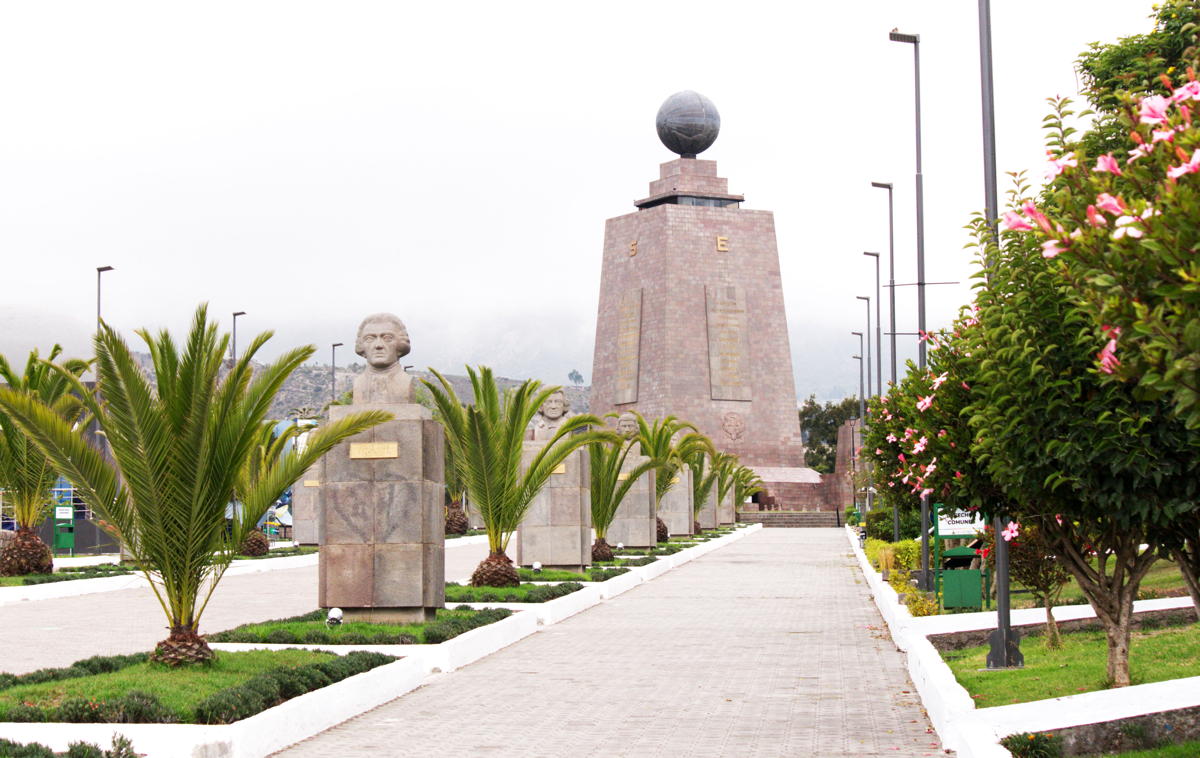 The Middle of the World monument. (Jonathan Parlee)