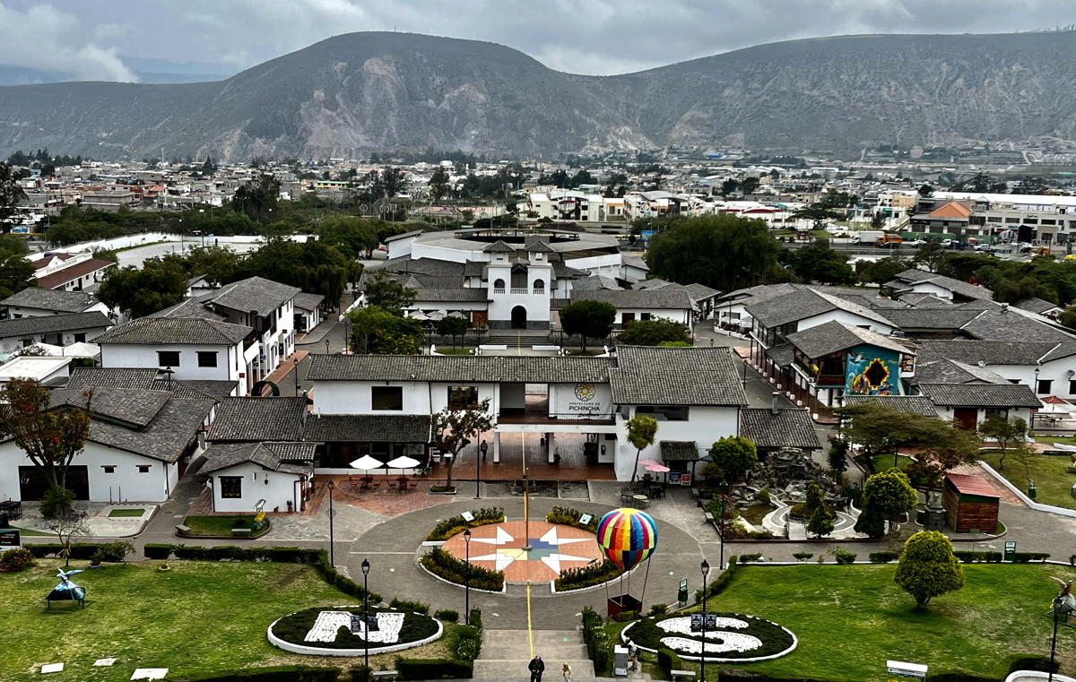 View of Quito form the Middle of the World monument. (Jonathan Parlee)