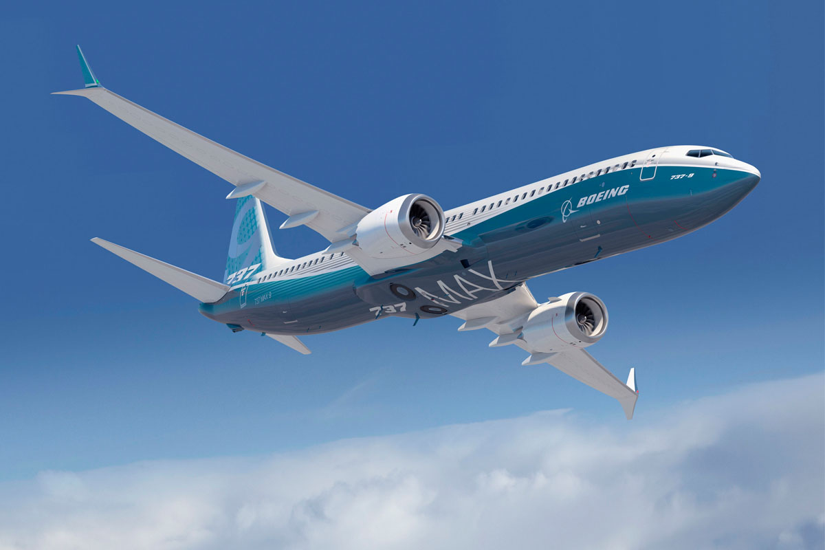 A rendering of Boeing's 737 MAX 8 aircraft, which is operated by Air Canada, WestJet and Sunwing. Photo: Boeing