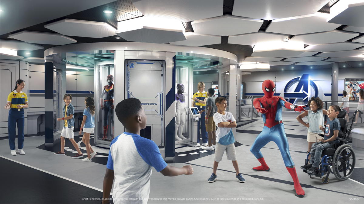 Disney's Oceaneer Club - Marvel Super Hero Academy. (Disney Cruise Line)