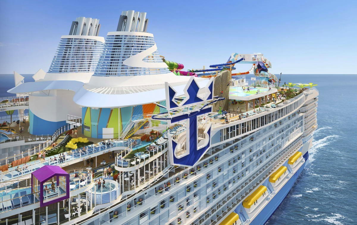 Rendering of a completed Icon of the Seas. (RCI) 