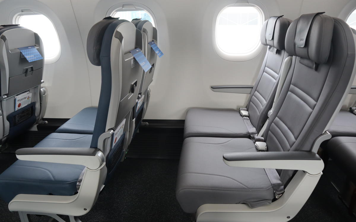 Inside Porter's new Embraer E195-E2. (Pax Global Media)