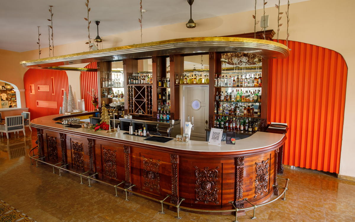 Iberostar Selection Hacienda Dominicus lobby bar. (Supplied)