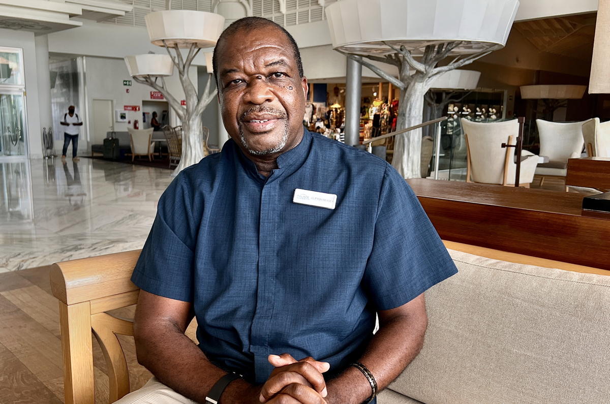 President of Jamaica Hotel & Tourist Association and Managing Director for Moon Palace Jamaica Clifton Reader. (Pax Global Media) 