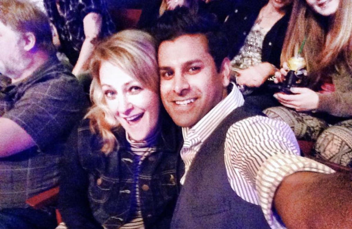 Leanne (left) with Shane Buksh, director of national accounts for North America at Seabourn. (Supplied)