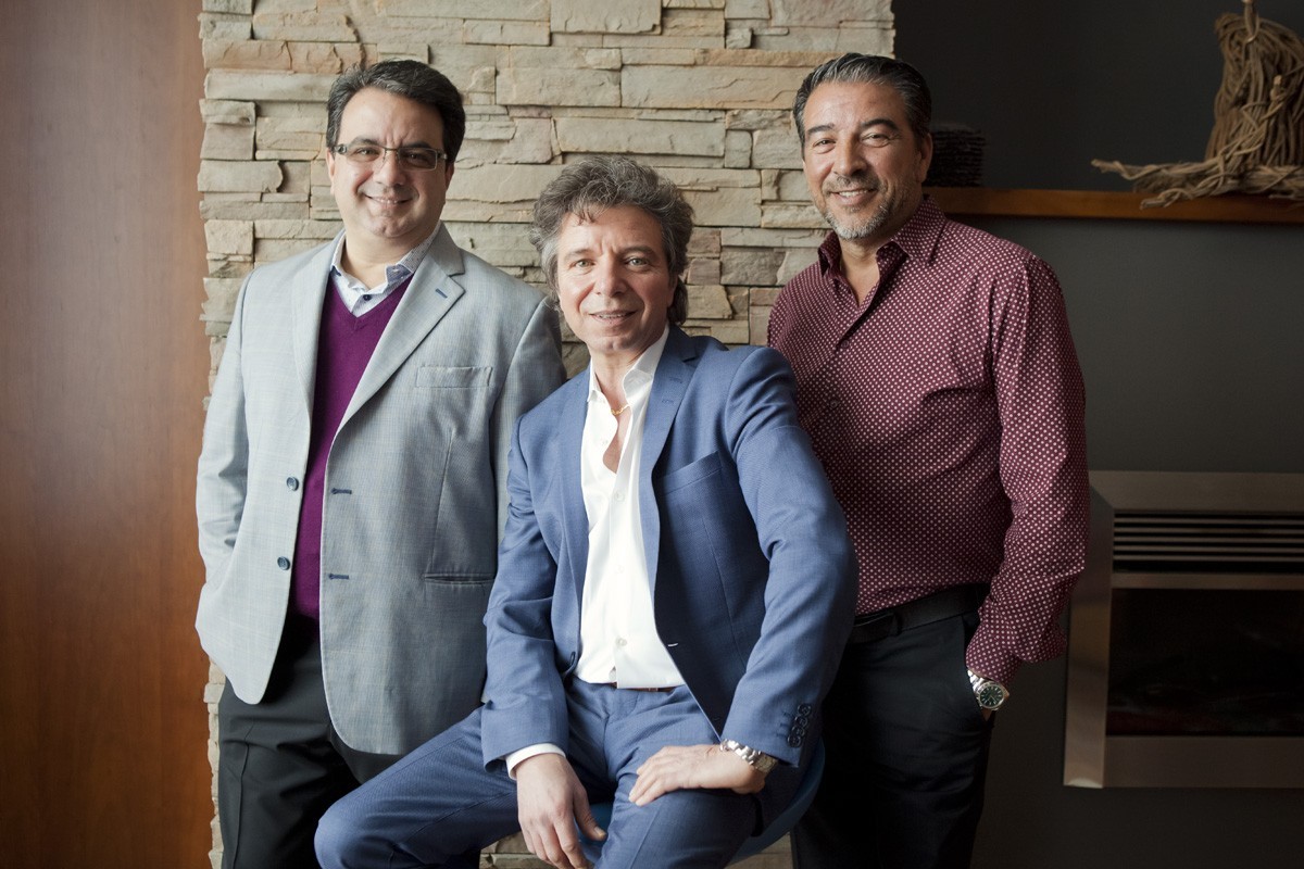 From left: Frank, Enzo and Joe DeMarinis. (File photo)