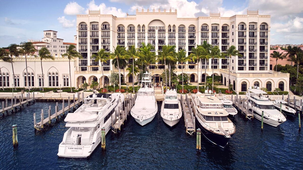 The Boca Raton Yacht Club. (Boca Raton Hotel and Beach Club)