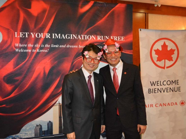 Korea & Air Canada celebrate the season with agent partners