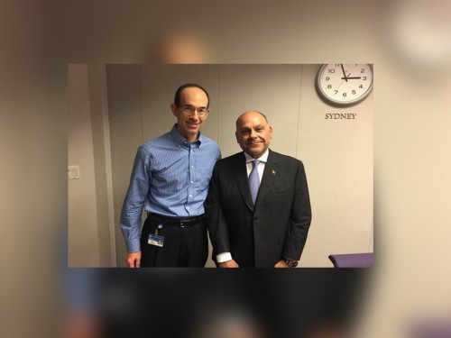 Antigua & Barbuda Tourism Minister holds discussions with cruise industry leaders