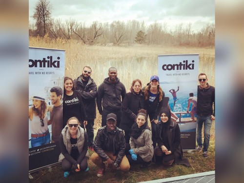 Contiki beach cleanup marks Earth Day