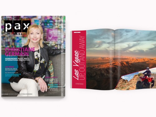 Christiane Germain featured in latest edition of PAX