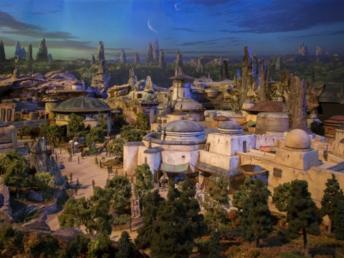First model of Disney's Star Wars-themed lands revealed
