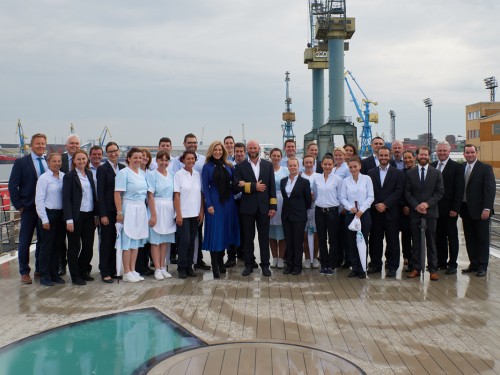 Crystal Bach ready to sail the Rhine