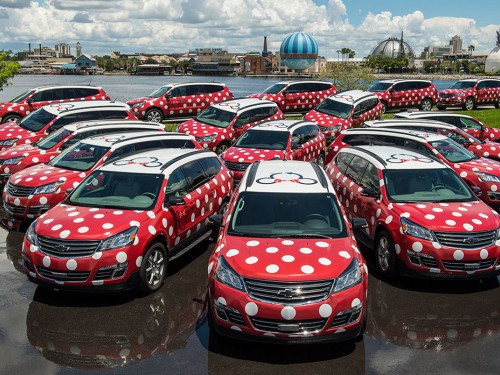 Disney's 'Minnie Vans' on the road in Orlando