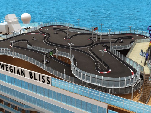 Norwegian Bliss: race tracks, restaurants and more